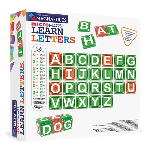 microMAGS Learn Letters Alphabet - 3 years+ 56 pieces
