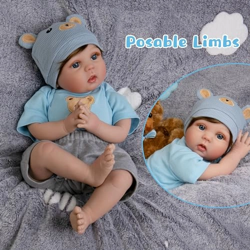 Dan Reborn Baby Doll - 22-Inch Soft Cloth Body Ages 3+