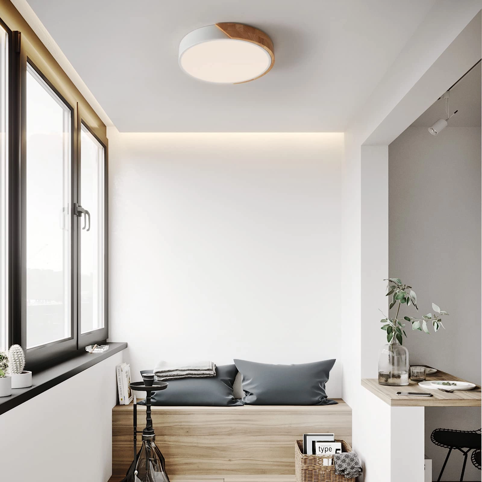 Flush Ceiling Light - 6000K 4000K 3000K Dimmable