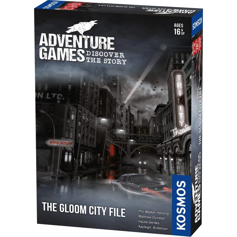 Thames & Kosmos Adventure Games: The Gloom City File - Cooperative Card Game