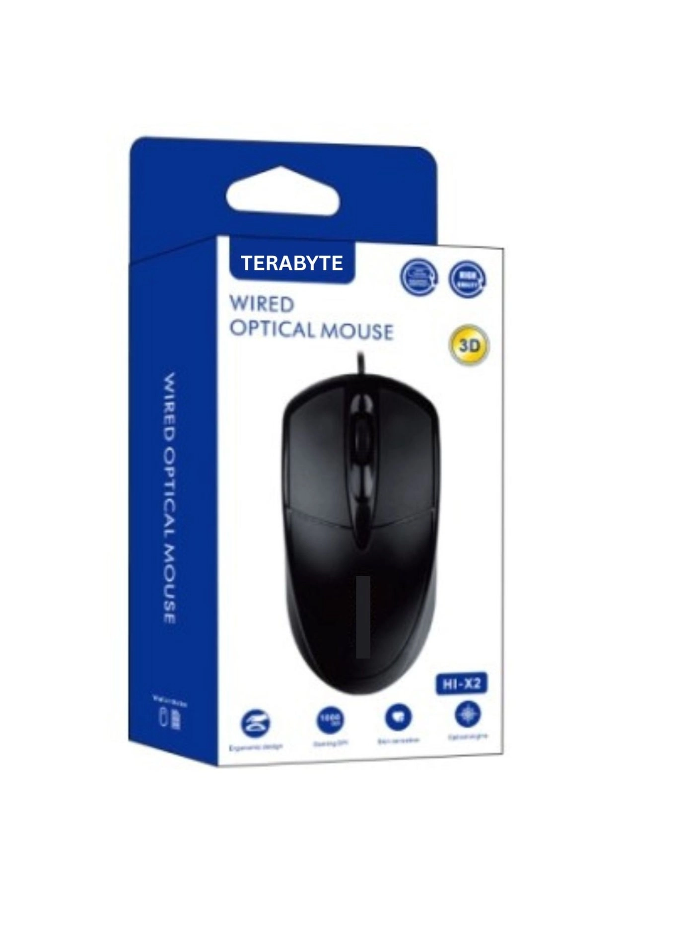 Wried Optical Computer Mouse - Wired