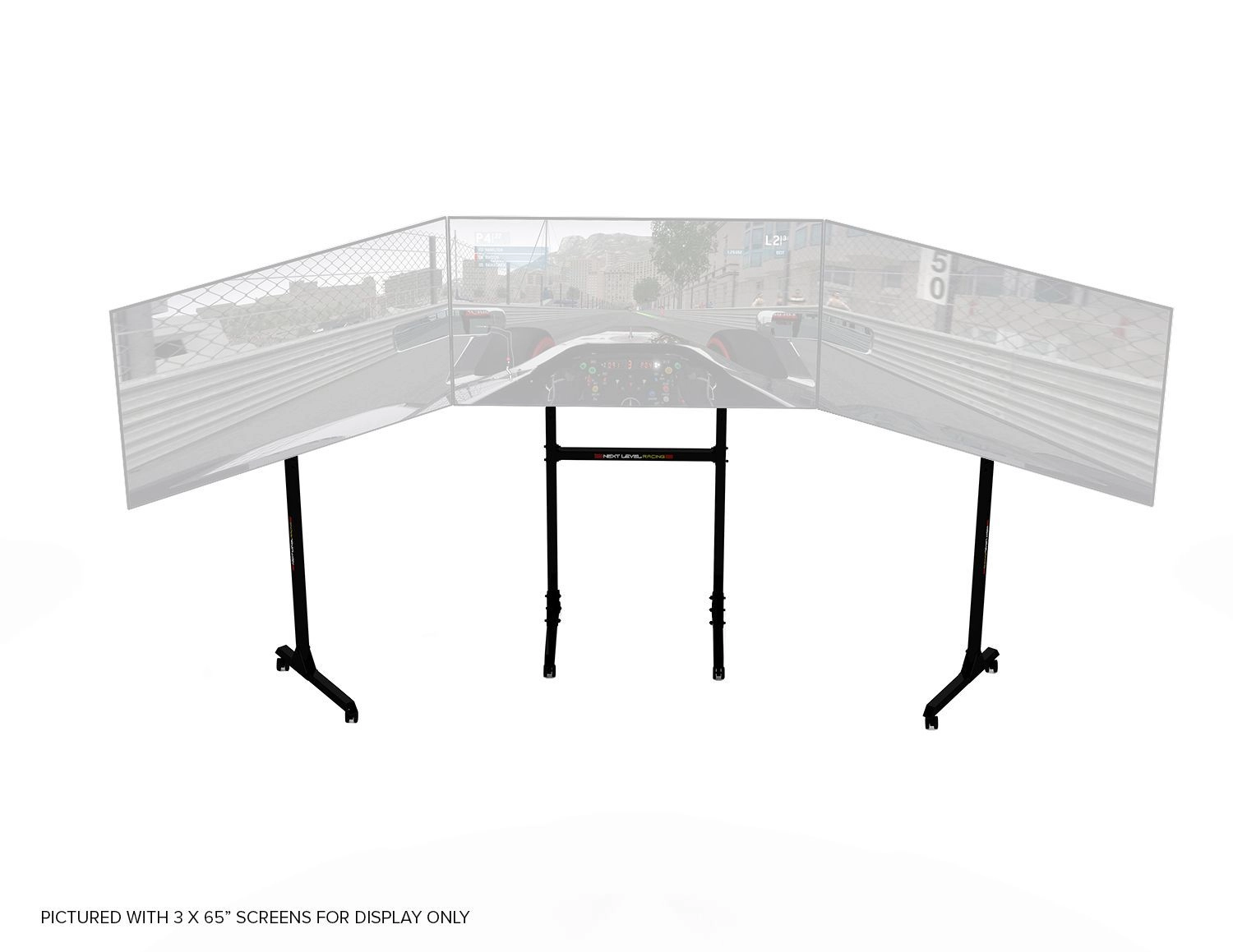 Triple Monitor Stand - 3 65" 450x660mm