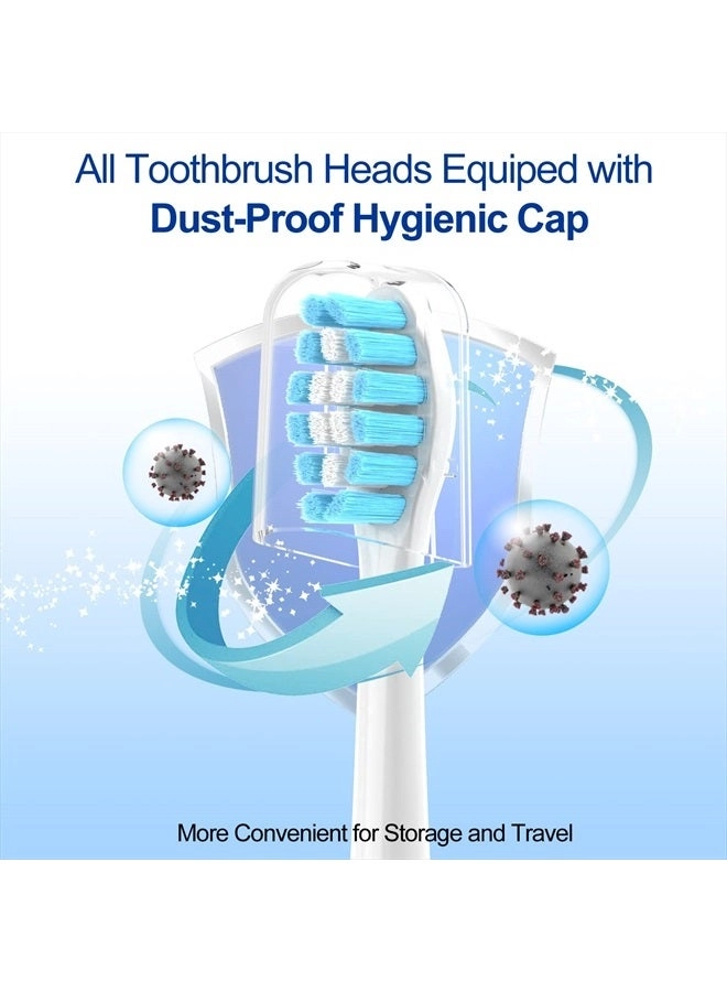 Toothbrush Heads - Philips Sonicare Clickon Compatible Medium Soft 8 Pack