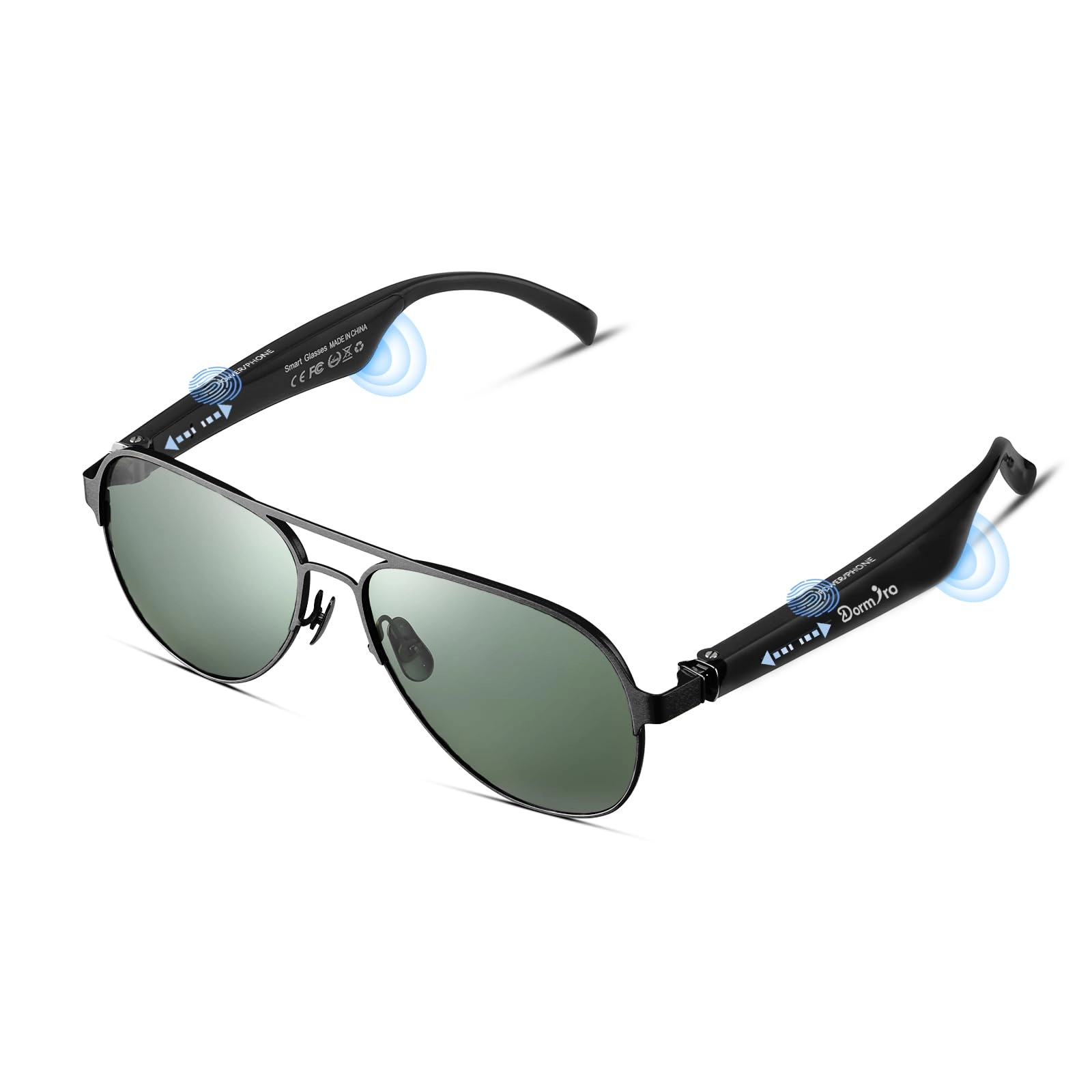 Dormiro AI Glasses - Bluetooth IPX7 Waterproof 150+ Languages