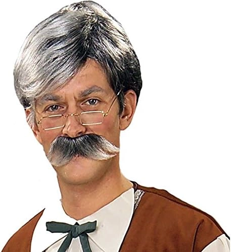Forum Novelties Gepetto Wig + Moustache - 14 years and up One size