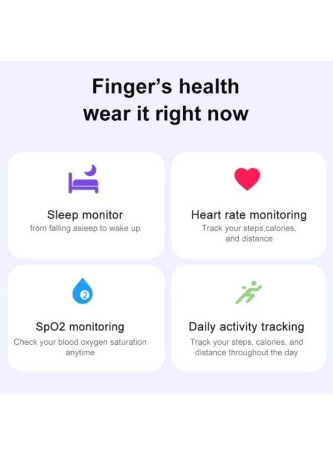 Smart Ring - Health Tracker Sleep Exercise Monitoring
