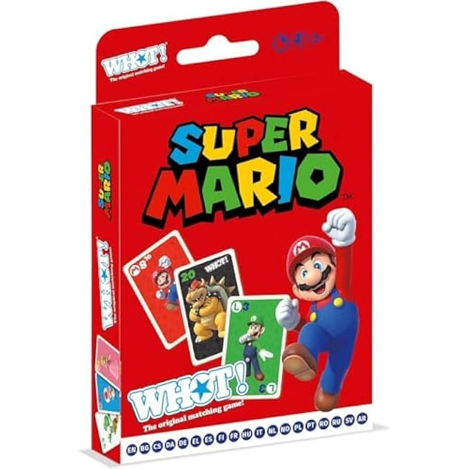 WHOT! Mau Mau Variant - Super Mario - Card Game (German)