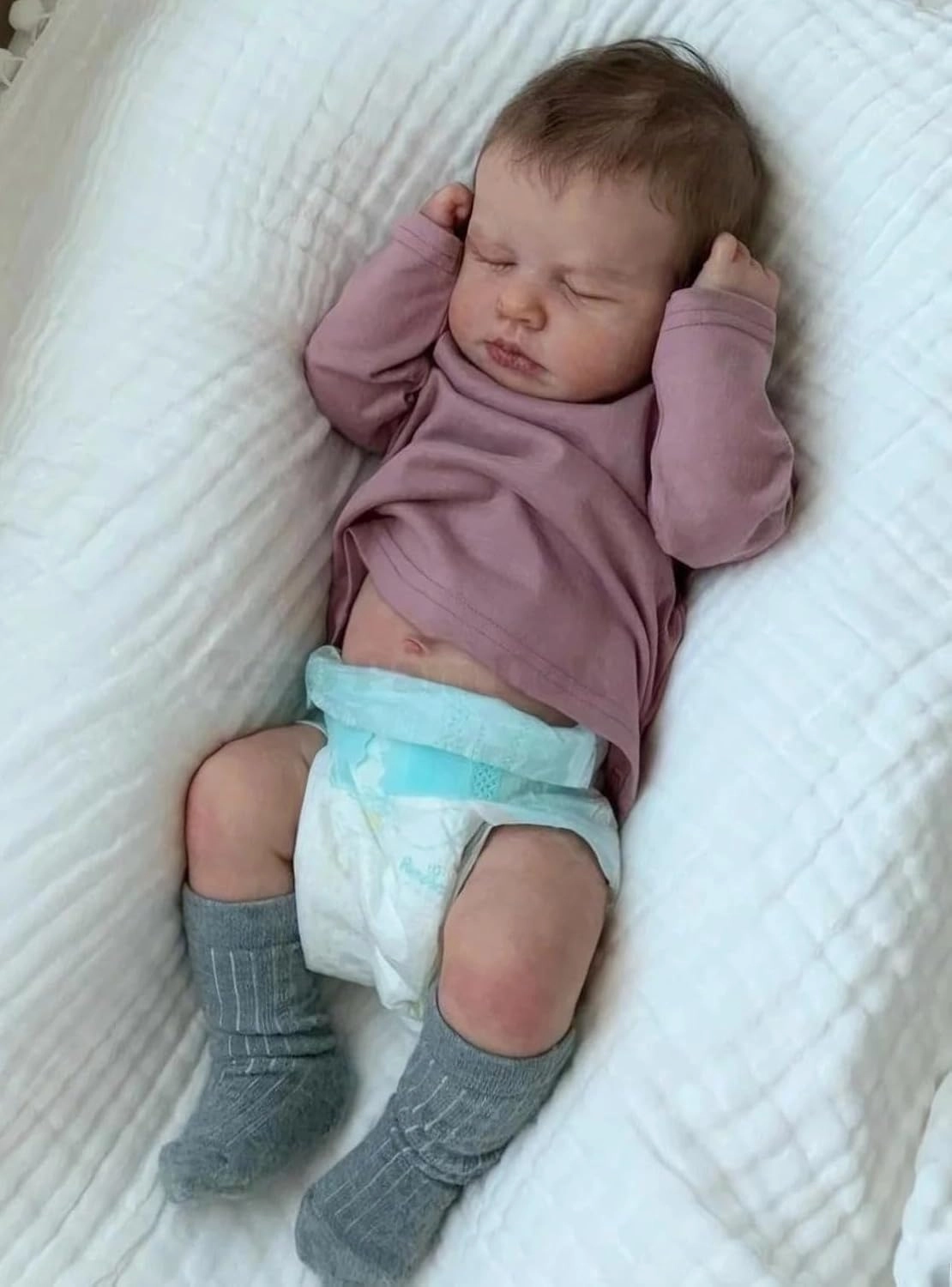 Reborn Baby Doll - 50 cm Silicone Ages 3+