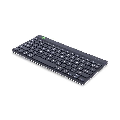 Compact Slim Ergonomic Wireless Keyboard - US Wireless