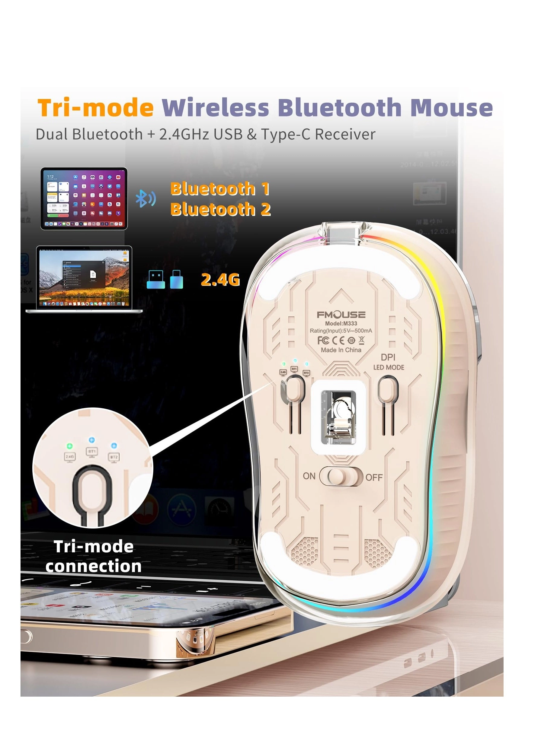 Transparent Mouse - Wireless