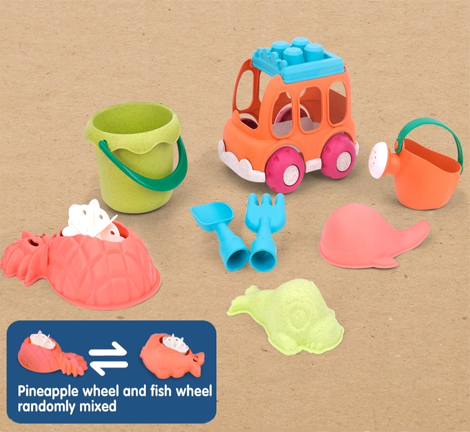 Rollup Kids Toys Beach toy car - 8pcs set