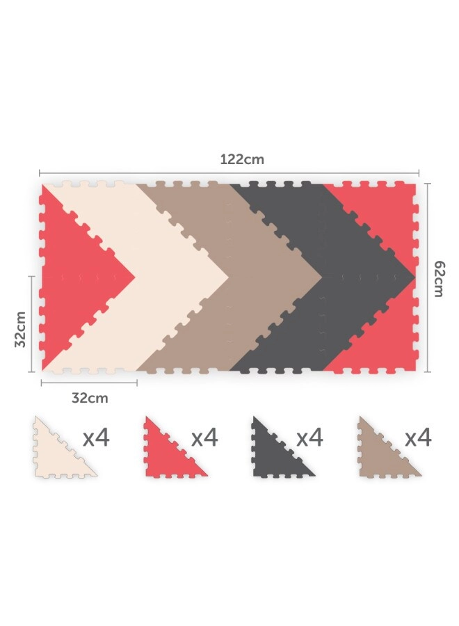 Triangle Puzzle Floor Mat - 10 Months