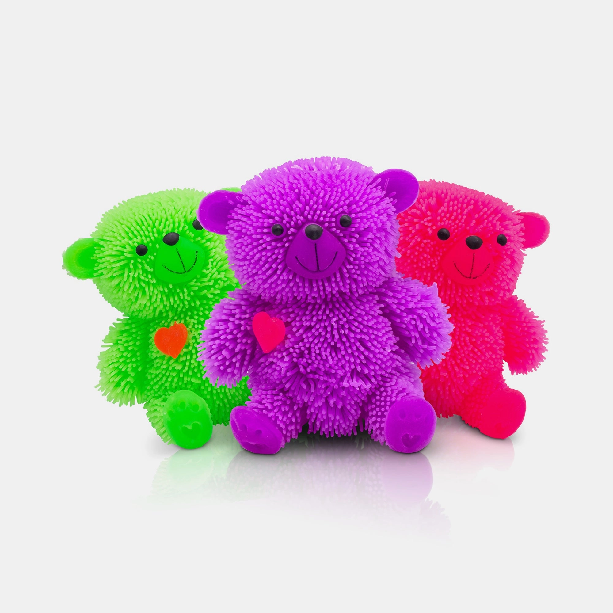 BORDERS Teddy Bear Flashing Squidgy 10 cm - Multicolor