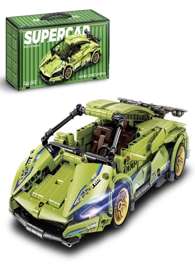 HAPPY CHAPPIE Mechanical super Car Building Blocks - 470 pcs