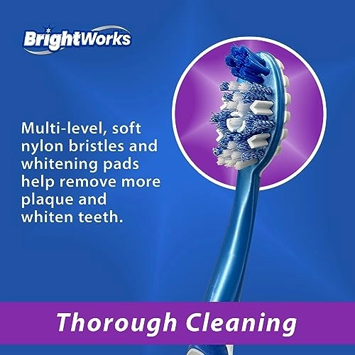Sonic Battery Toothbrush - Soft Multi-Level Bristles Pack of 2