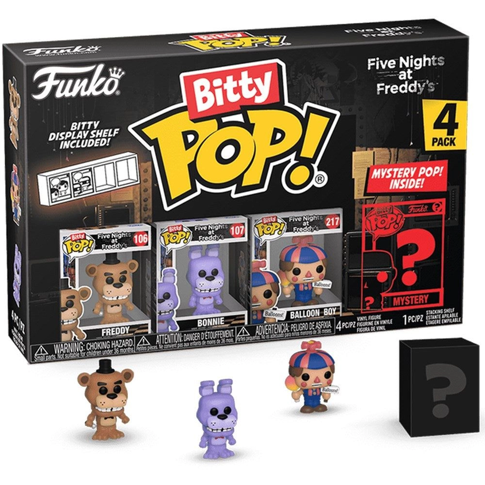 FUNKO TOYS Bitty Pop! Games Five Nights At Freddy's - (FG-FU73046) 4 pcs