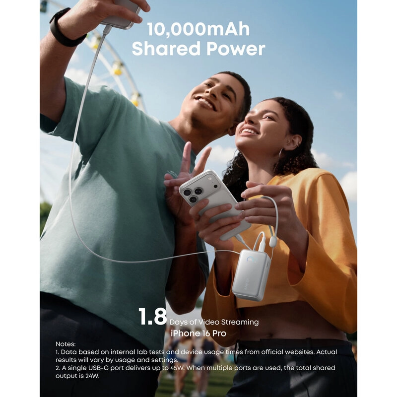 A1638 - 10,000mAh 45W Fast charging