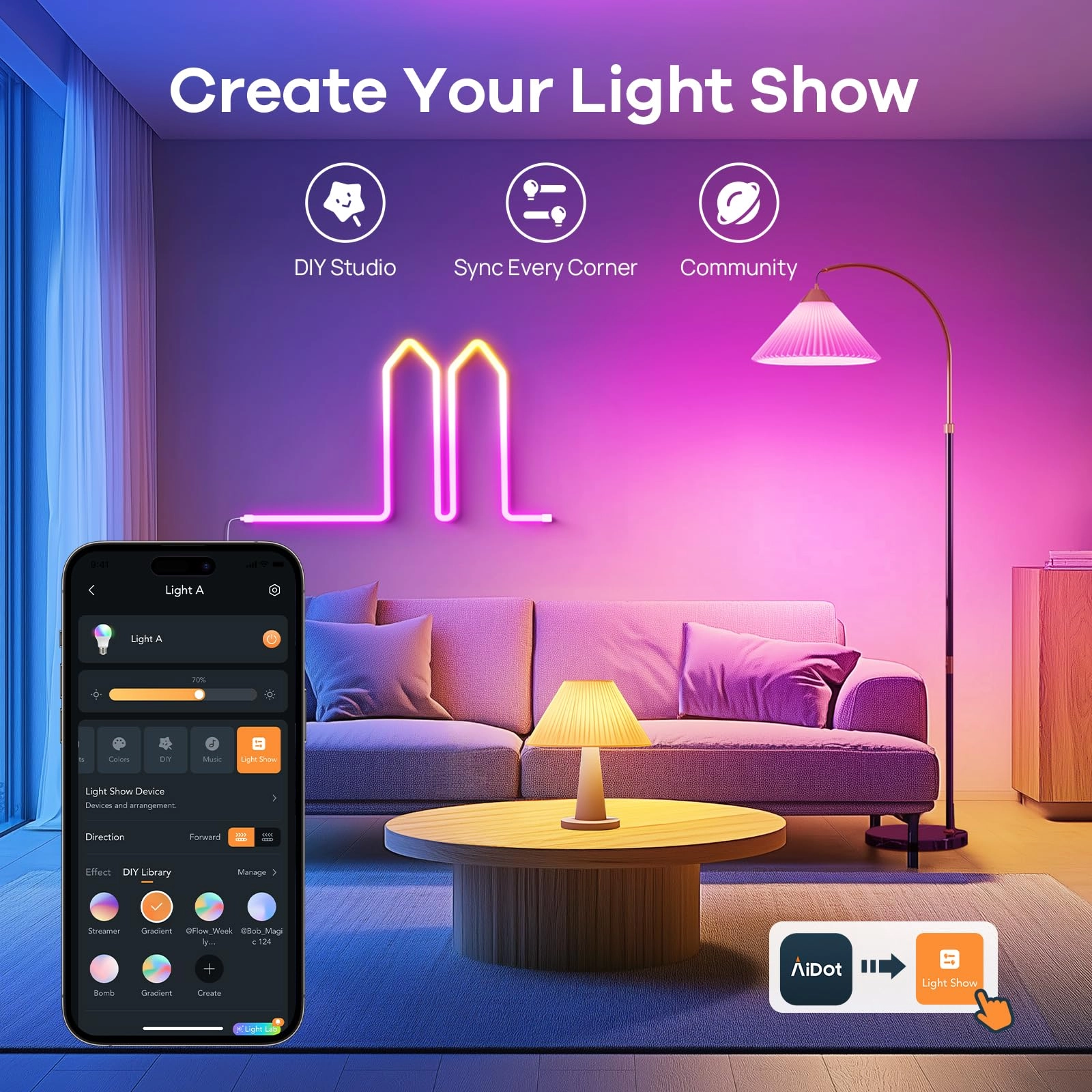 Matter Smart Light Bulb - 8 Pack