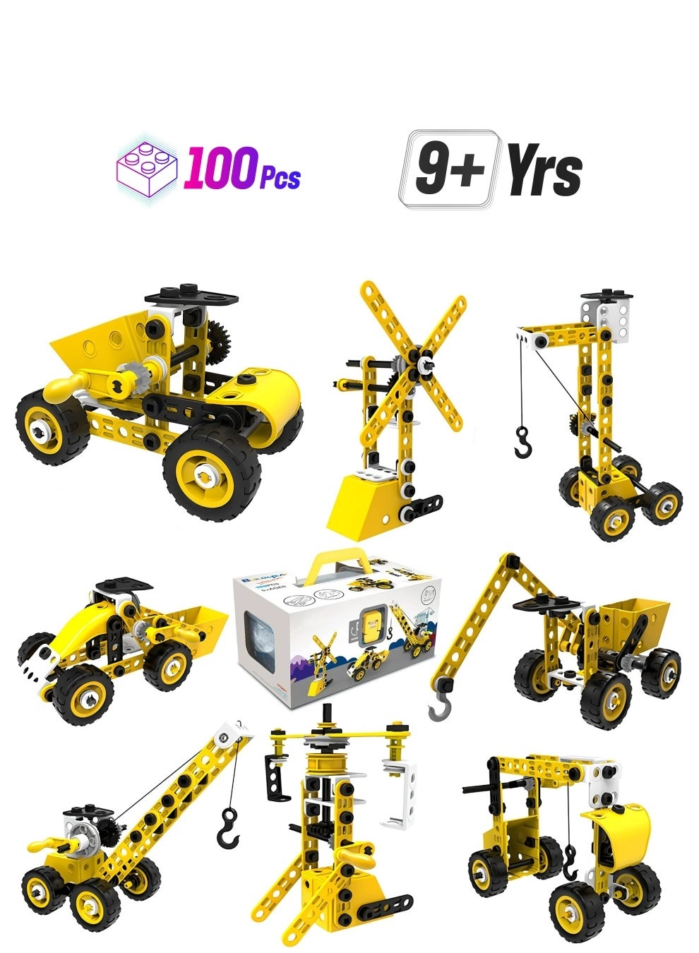 Loquat Interlocking Building Blocks - 100 pcs