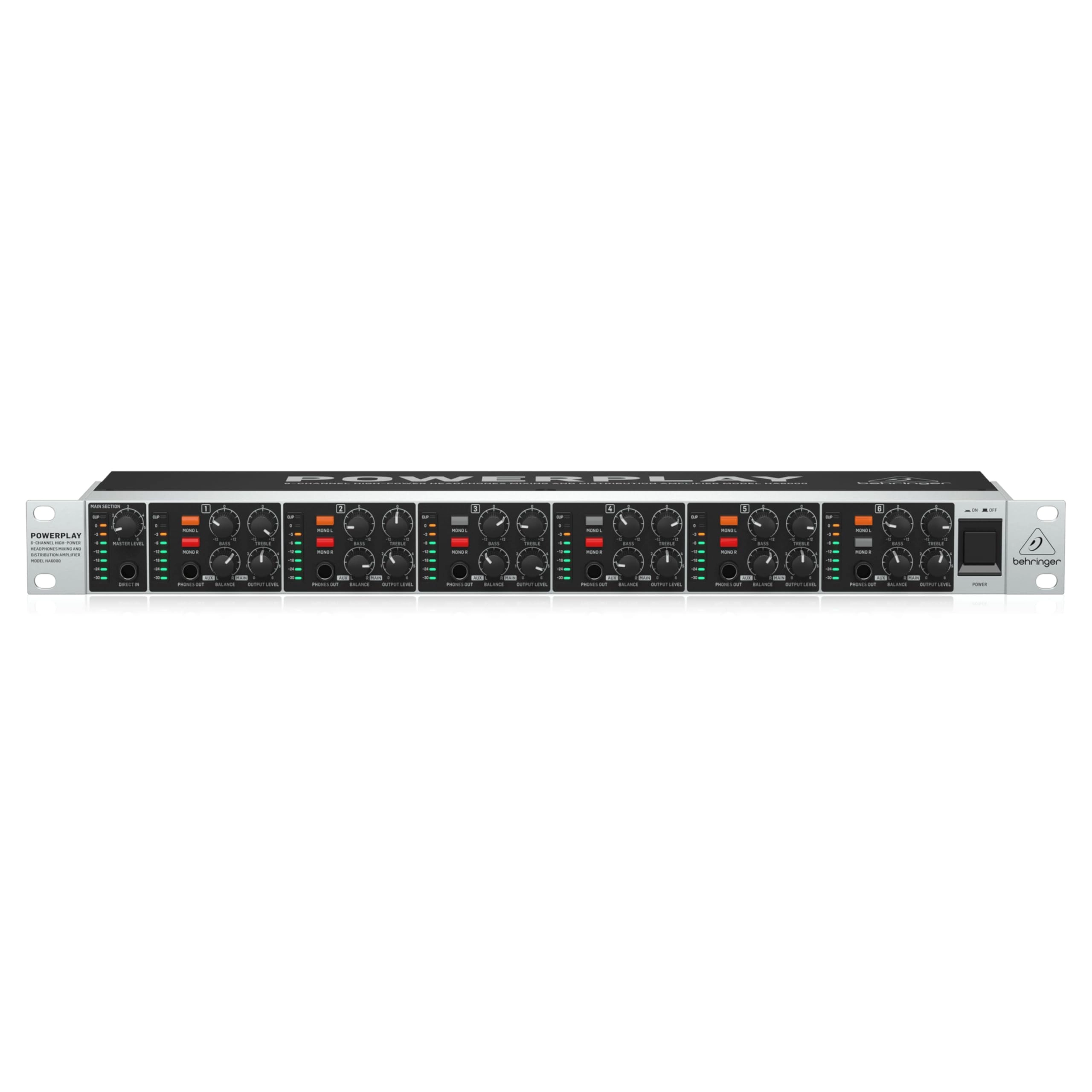 Behringer HA6000 - 6-Channel Headphone Mixer and Distribution Amplifier