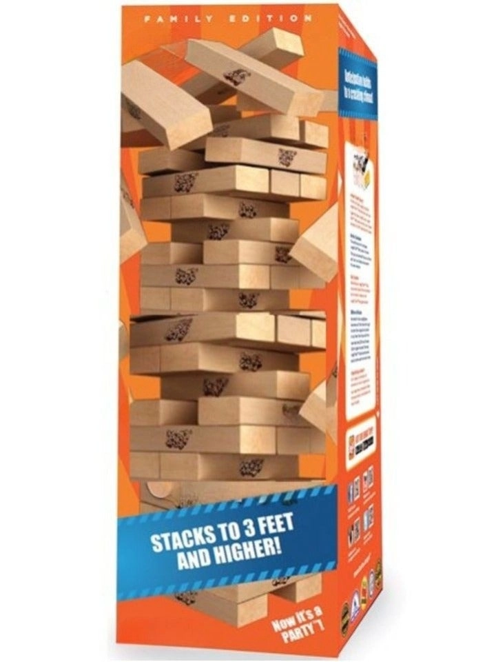 WHITE GAINS Hardwood Blocks - 54 pcs
