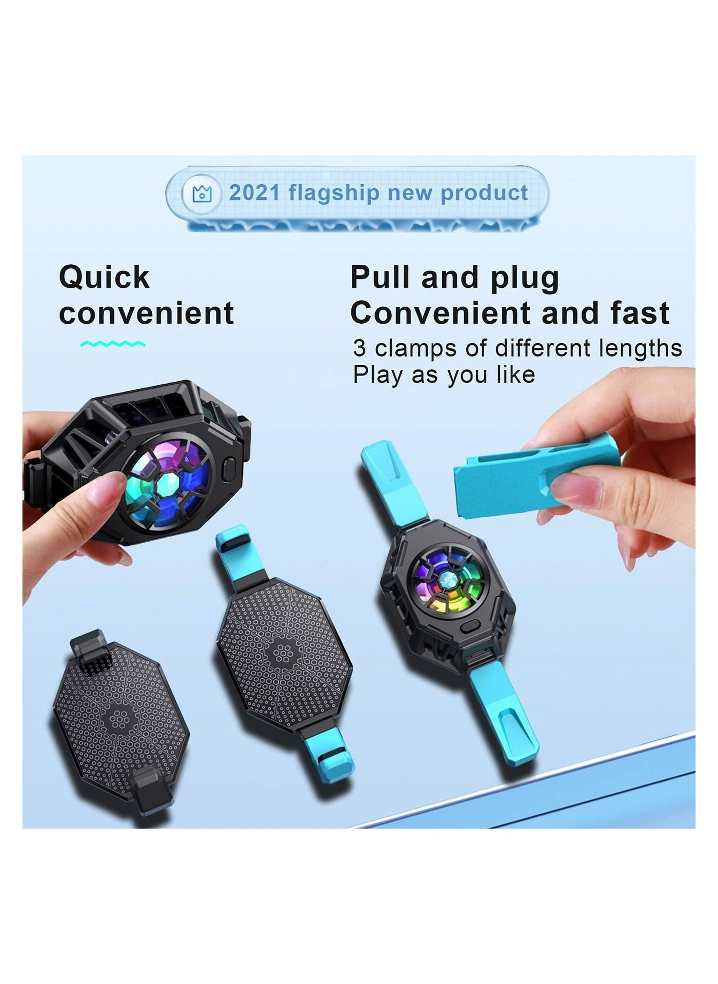 Semiconductor Cooler - Heat Sink RGB Back Clip