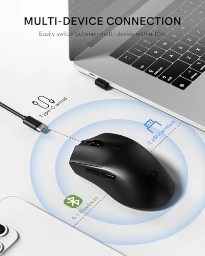 M821-AIR Wireless Gaming Mouse - Tri-Mode