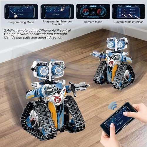 3-IN-1 Robot Building Blocks Kit - 695 pcs