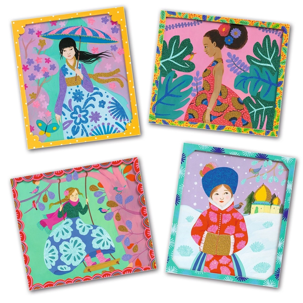 Artistic Beads - 4 Cards 6 Tubes