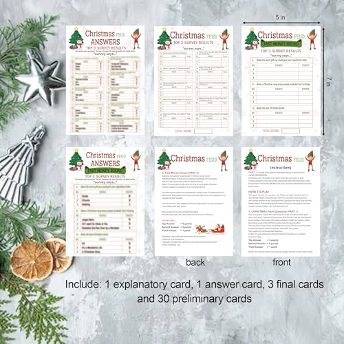Christmas Feud Game - 15+