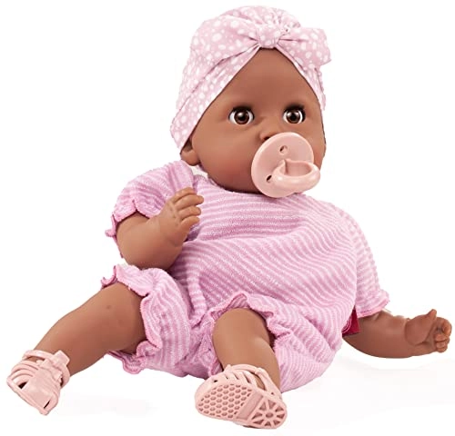 Cosy Aquini Soft Mood Bath Doll - 33 cm Brown Sleeping Eyes Set