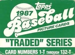 1987 Traded Complete Baseball Card Set - 132pcs