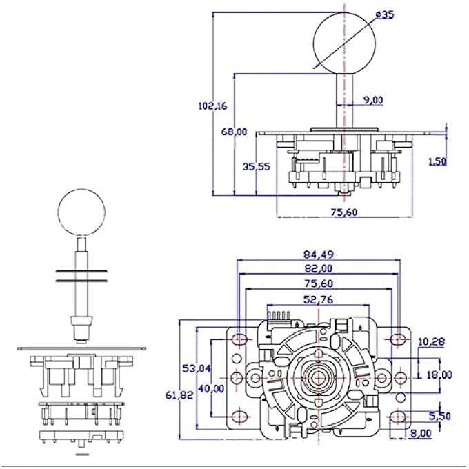 ARCADE JOYSTICK - BLACK