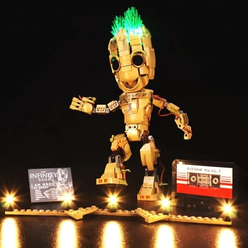LED Lighting kit - I am Groot 76217 Multicolor