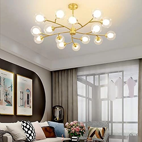 Magic Bean Molecule Chandelier