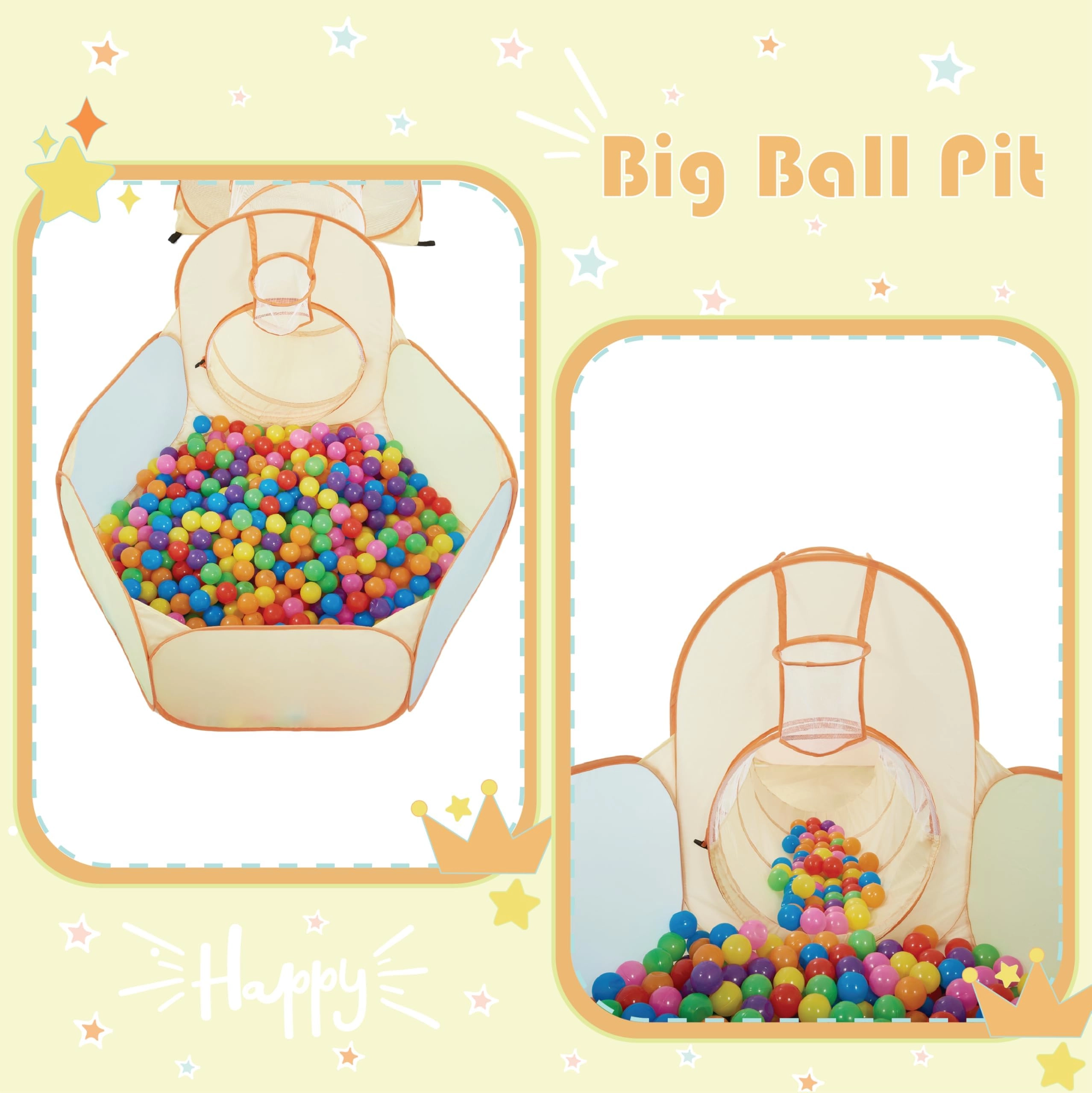 3 in 1 Pop Up Play Tent