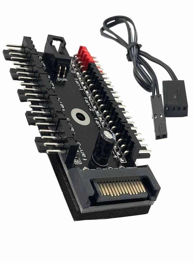 10 Way 4Pin PWM PC Fan Hub