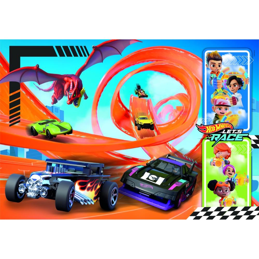 Hotwheels Loop Race Puzzle (527-25776) - 104 pcs