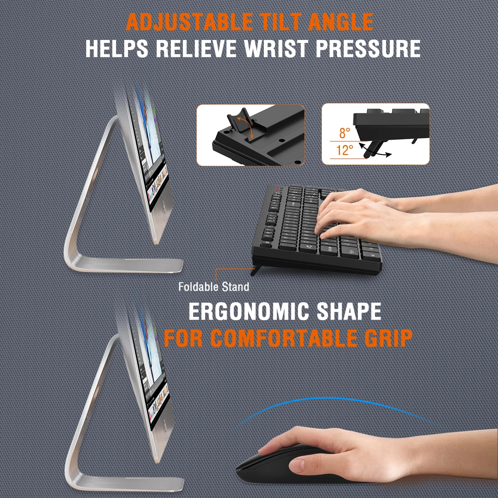 Keyboard and Mouse Combo - QWERTY Wireless