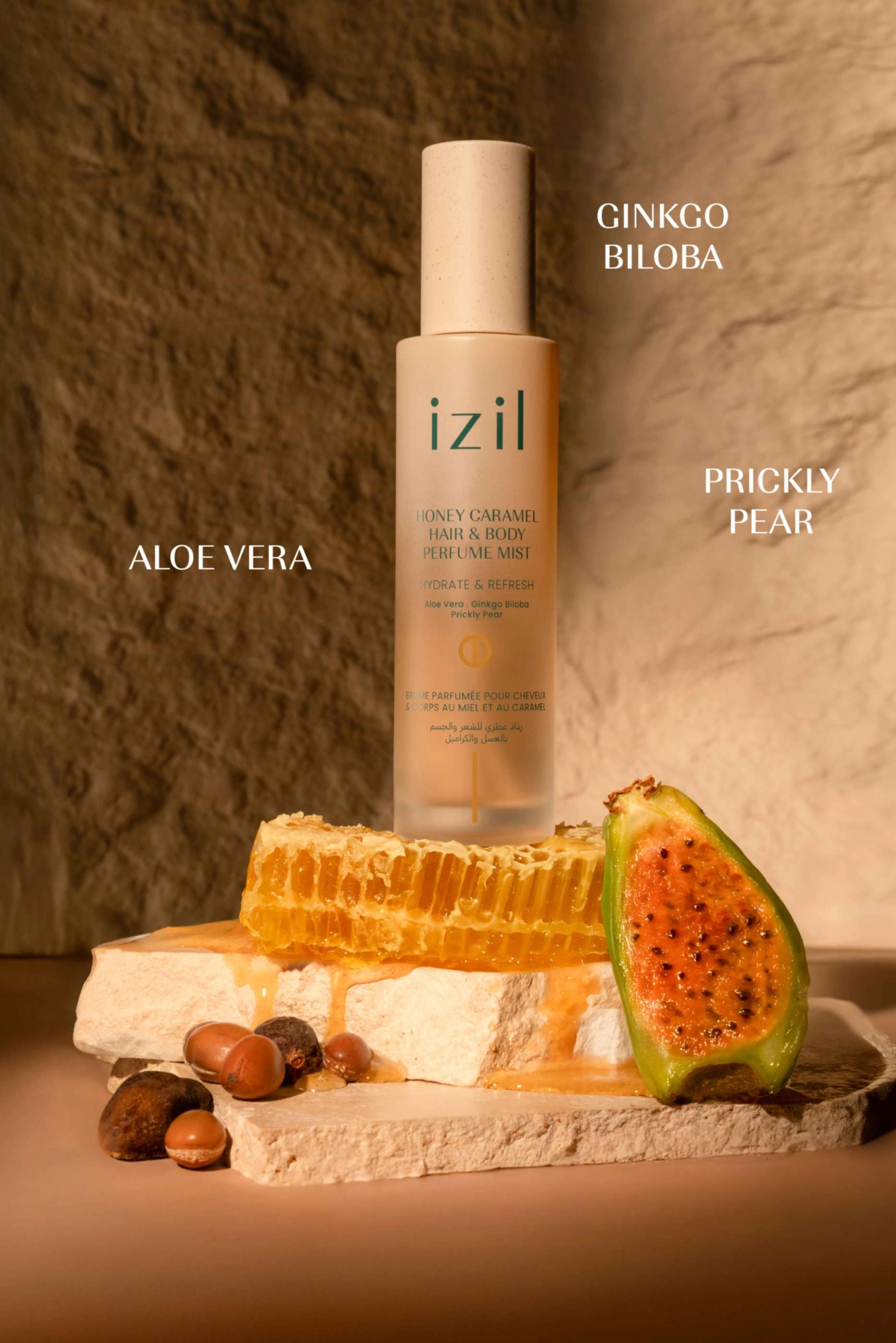 Honey Caramel Hair & Body Perfume Mist - 90ml