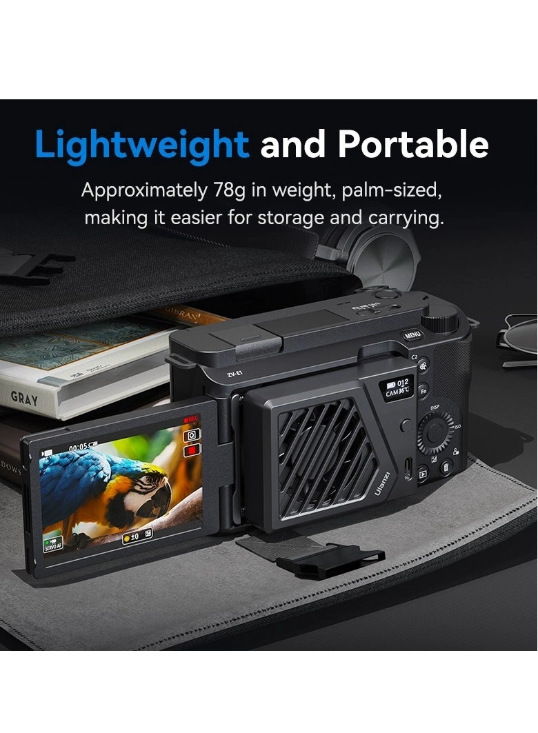 Camera Cooling Fan - Silver Type-C