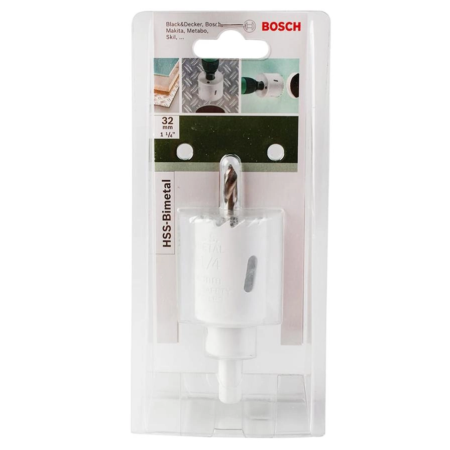 Bosch HSS Bi-Metal Hole Saw - 32 millimeter wood and metal