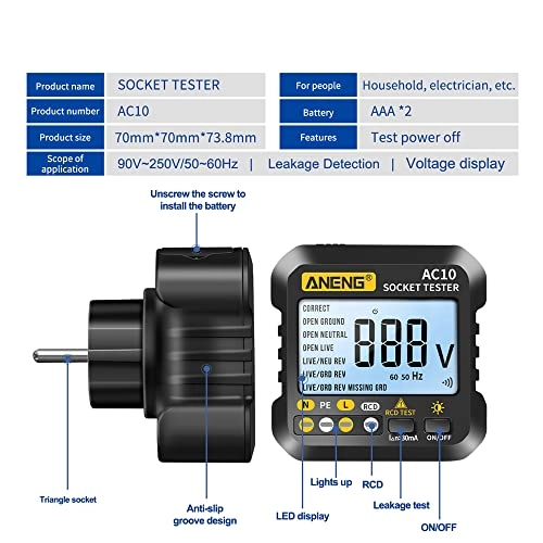 AC10 - 230V Socket Tester