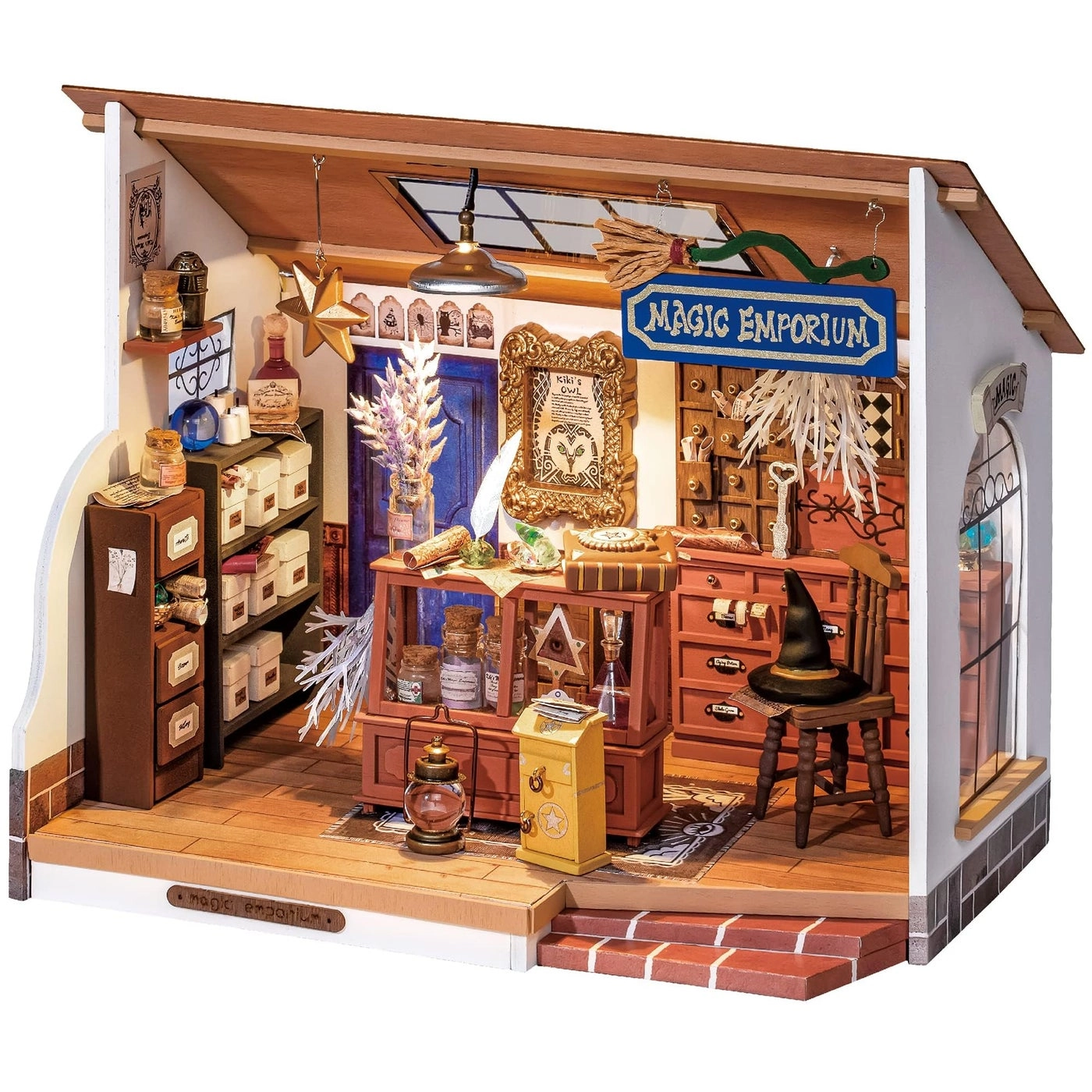 The Magic Study - DIY Miniature House Kit LED Lights