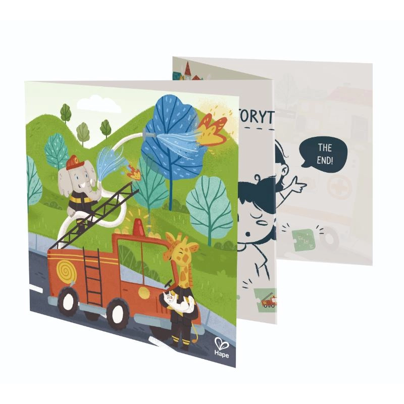 4-in-1 Rescue Vehicle Jigsaw Puzzle - Suitable for 3 years & above 57pcs