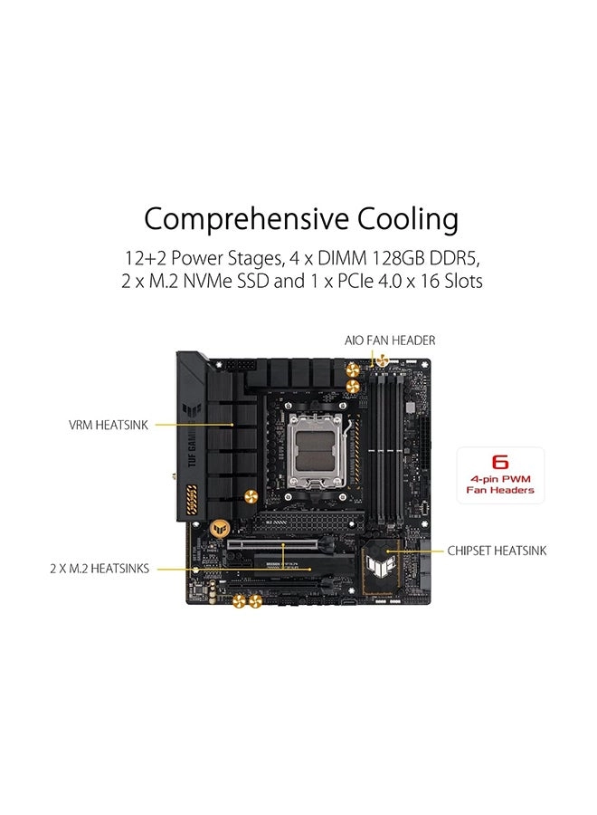 TUF GAMING B650M-PLUS - Micro-ATX AM5 Socket AMD B650 Chipset