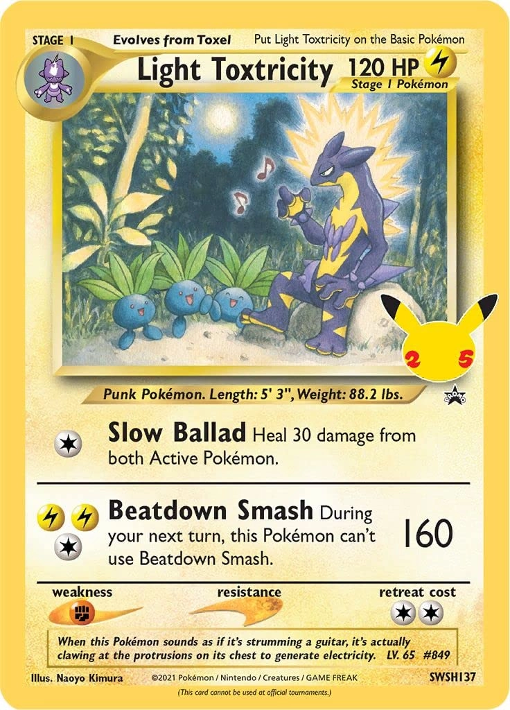 Pokémon Pokemon Light Toxtricity SWSH137 - English Bundle