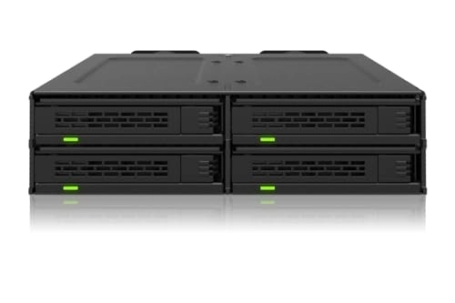 ExpressCage MB324V4P-B - U.2/U.3 PCIe 4.0 NVMe 5.25"