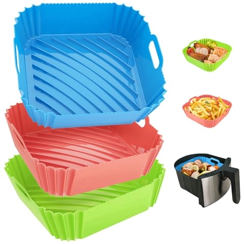 Silicone Air Fryer Liners - 3 Pcs