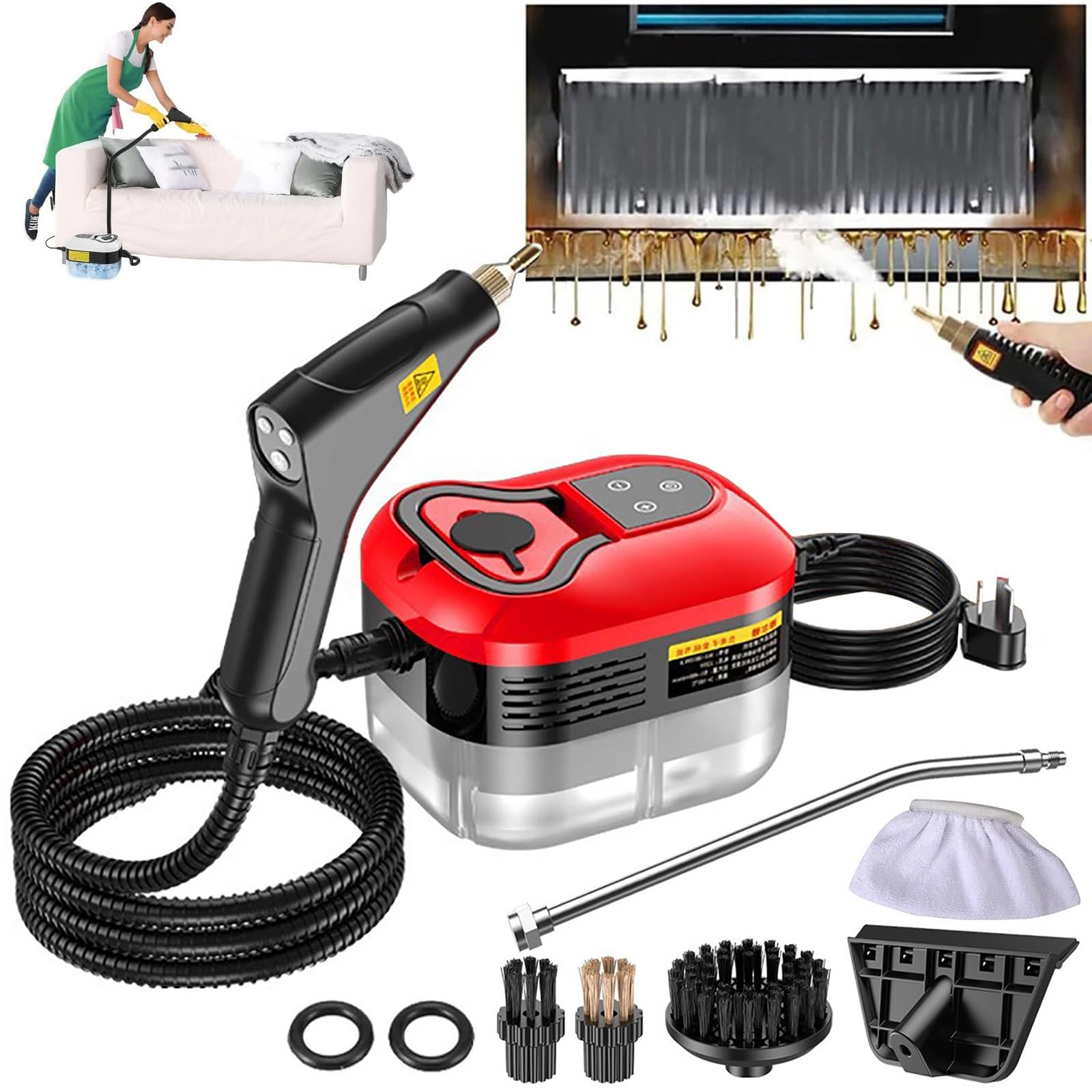 High-Pressure Steam Cleaner - 4.5 bar 1.2L